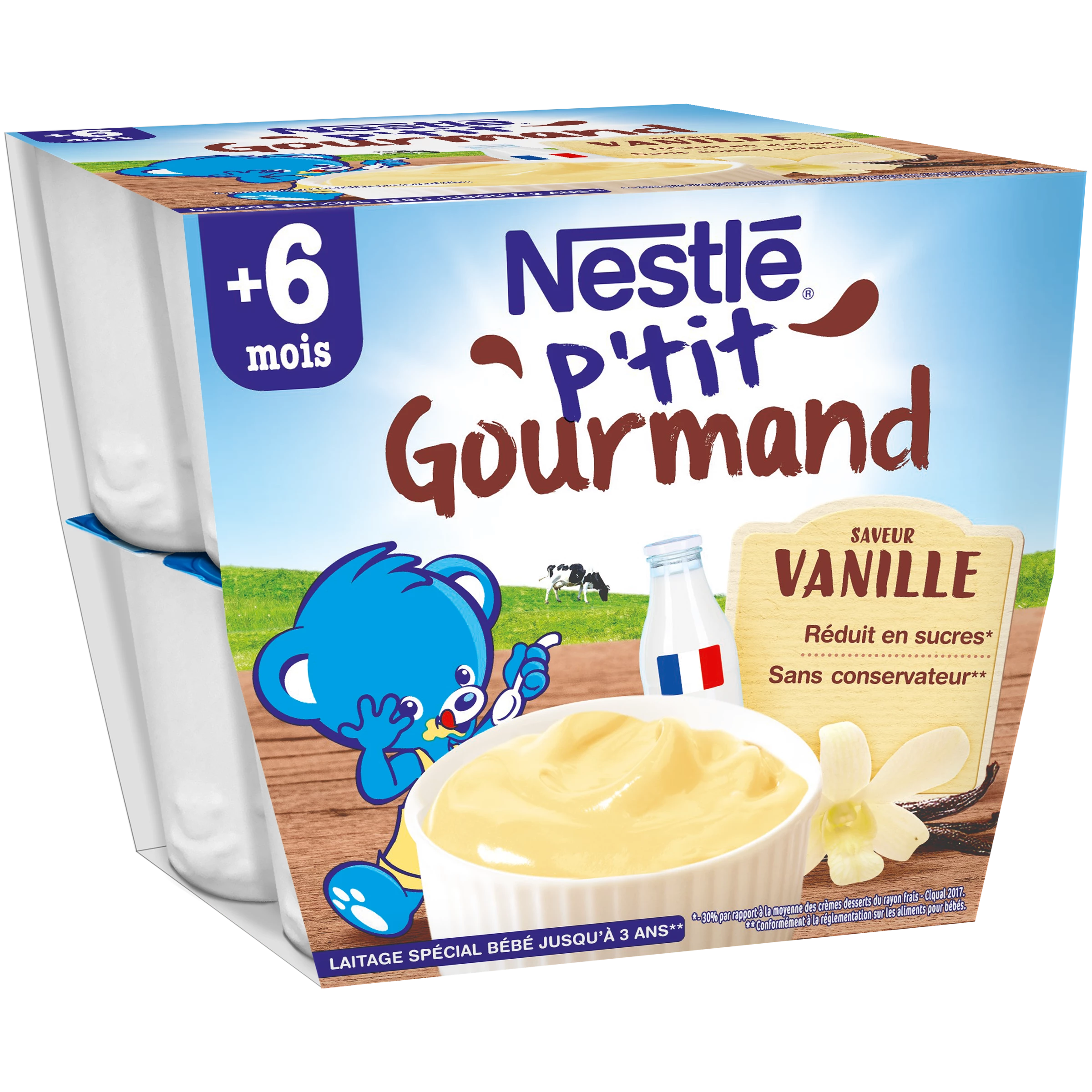 Ptit Gourmand Vanilla 8x100g