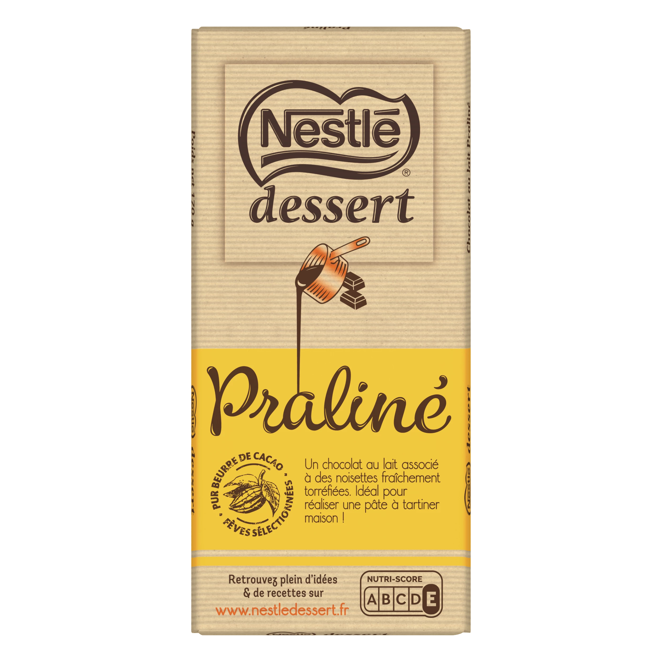 Praline Chocolate Bar 170g - NESTLÉ