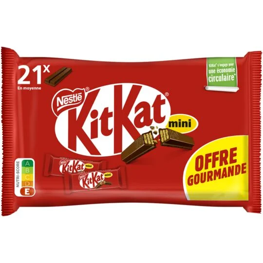 Mini Milk Chocolate Bars 350g - Kitkat