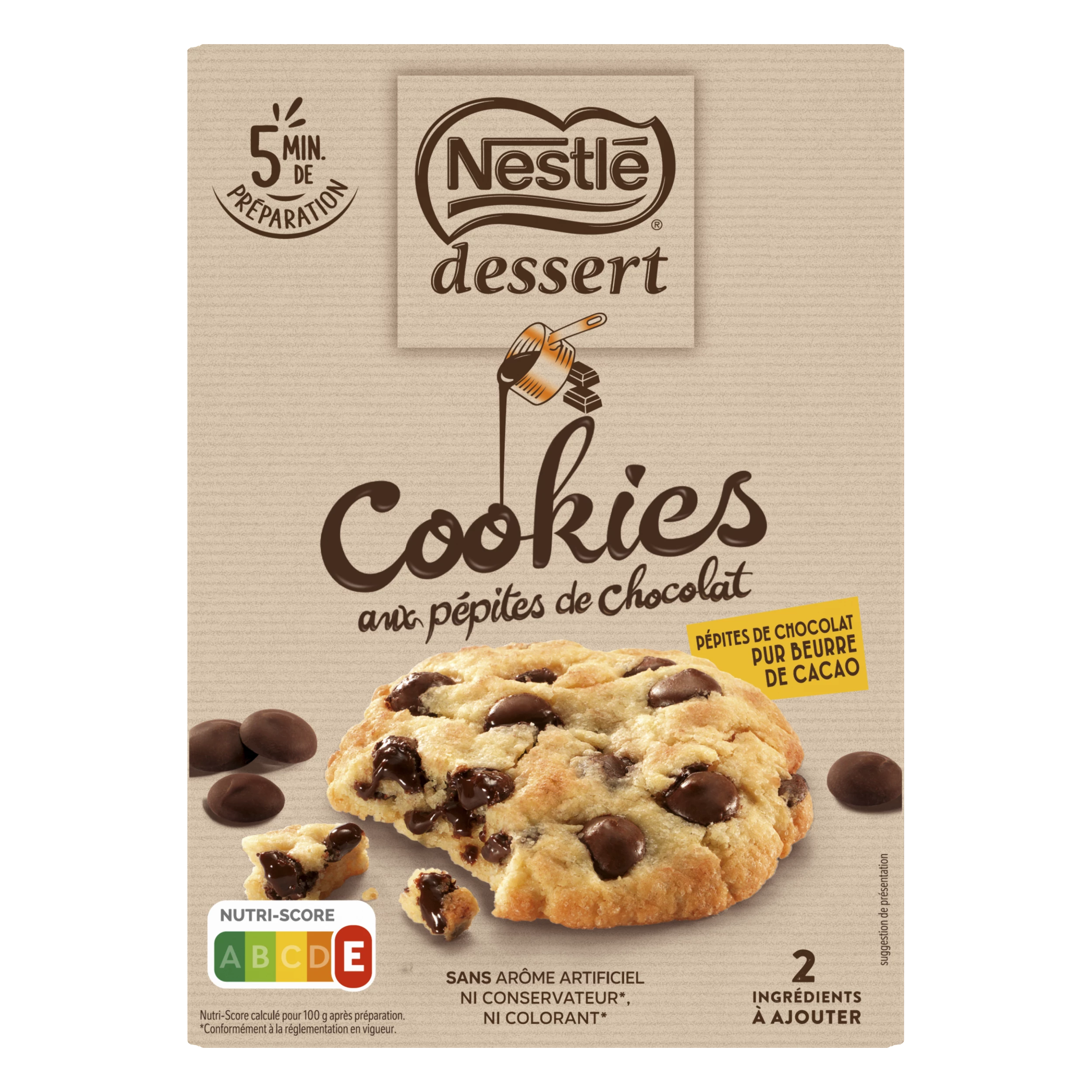 Chocolate chip cookie cake preparation 351g - NESTLE