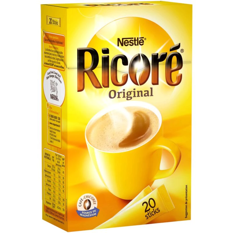 Café achicoria original x20 sticks 60g - RICORÉ