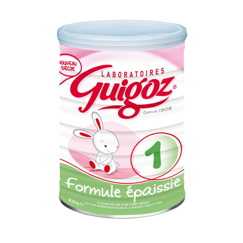 Lait en poudre épaissie 1er âge 820g - GUIGOZ