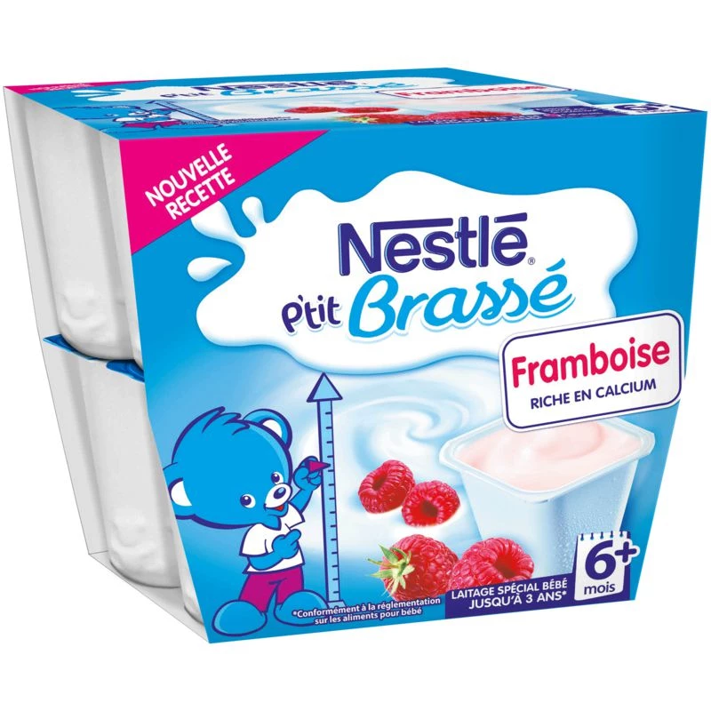 Dessert bébé framboise 6+ mois 8x100g - NESTLE