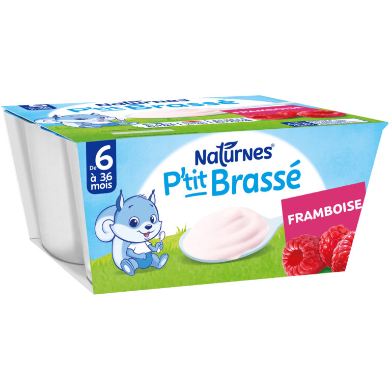 Десерты P'tit Brassé для детей от 6 месяцев малина 4х100г - NESTLE - NESTLÉ