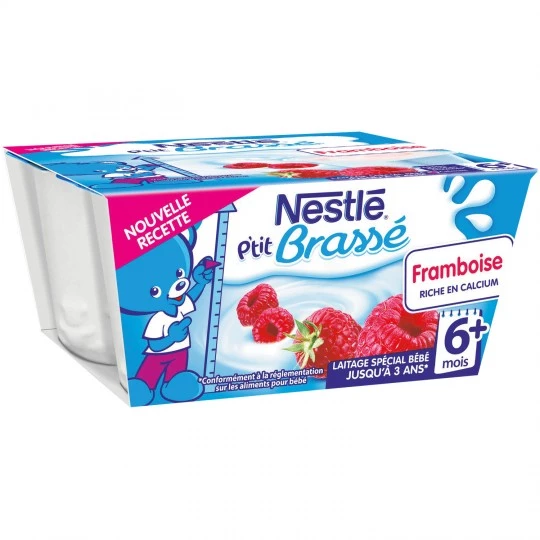 Postres bebe 6+ meses frambuesa 4x100g - NESTLE