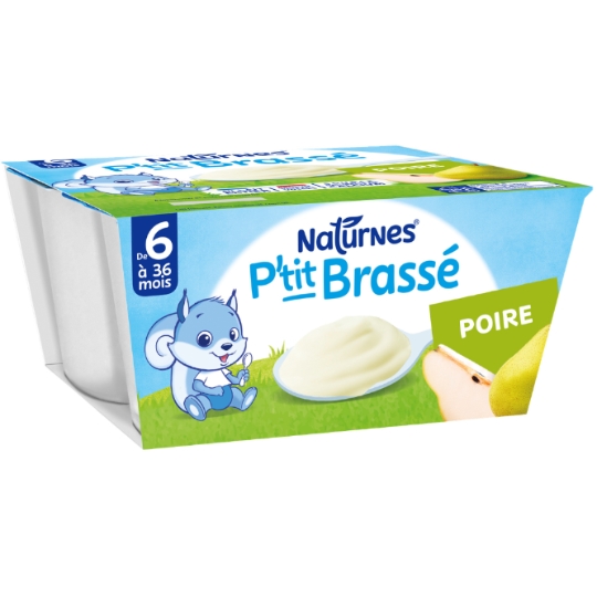 P'tit Brassé Baby-perendesserts 6+ maanden 4x100g - NESTLE - NESTLÉ