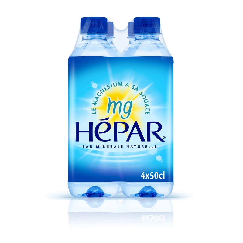 Natuurlijk mineraalwater 4x50cl - HEPAR