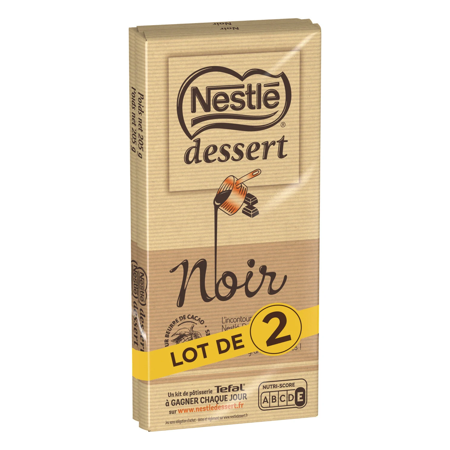 Dark Chocolate Bar 2x205g - Nestle