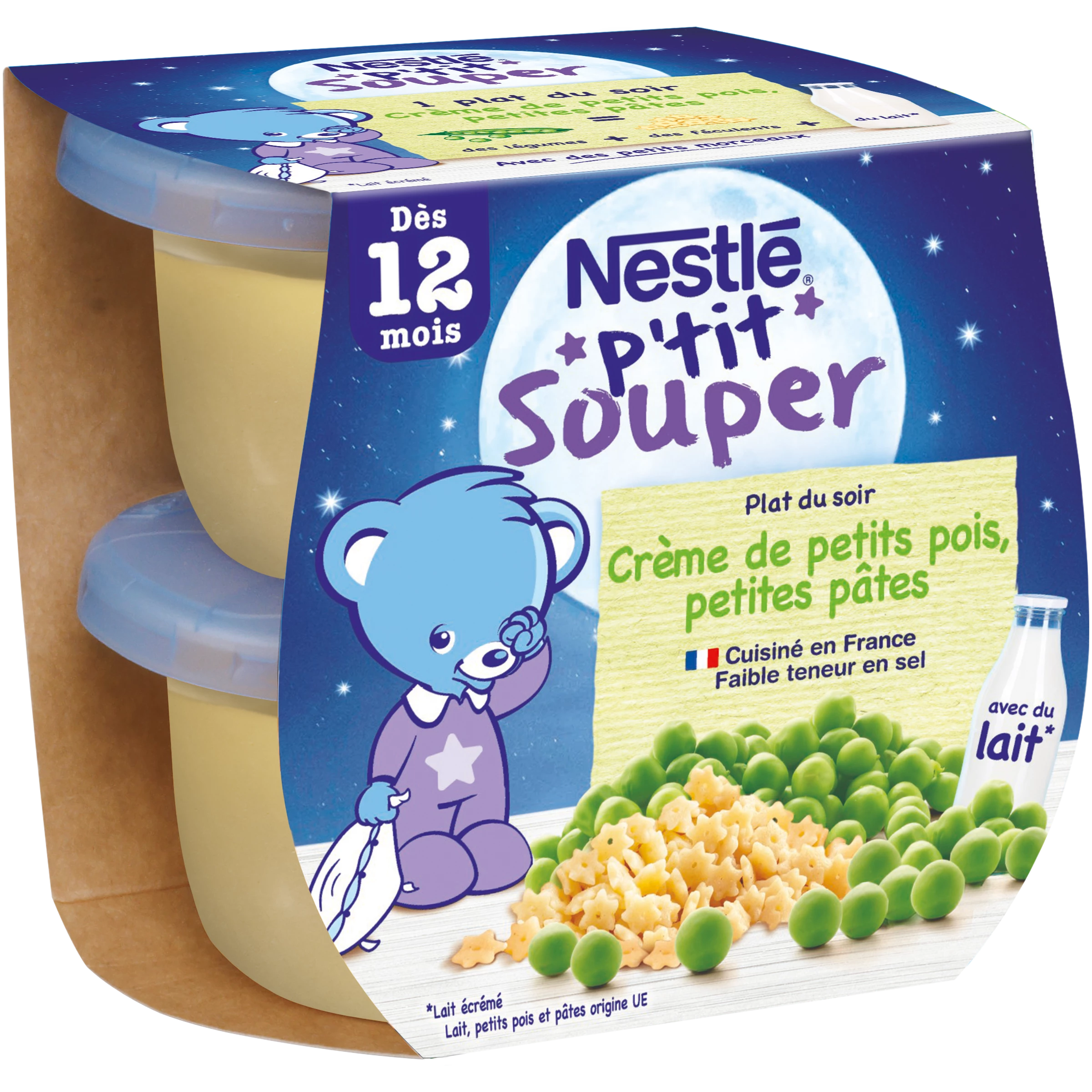 Pt Souper Pt Pois Pates 400g