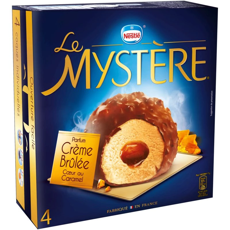 Dessert glacé crème brûlée/caramel 308g - NESTLE