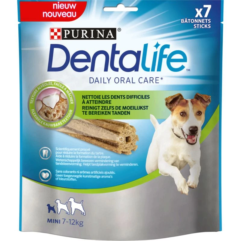स्टिक डालें चिएन मिनी 7-12 किग्रा डेंटललाइफ 7x115 ग्राम - PURINA