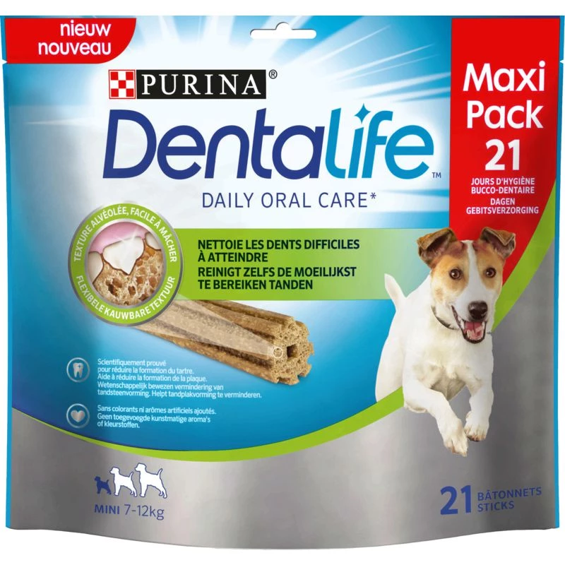 Sticks pour chien mini 7-12kg x21bâtonnetten 345g - PURINA