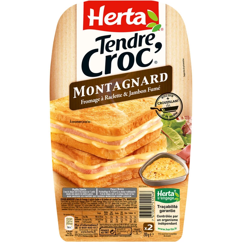 Tendre Croque Montagnard 210g