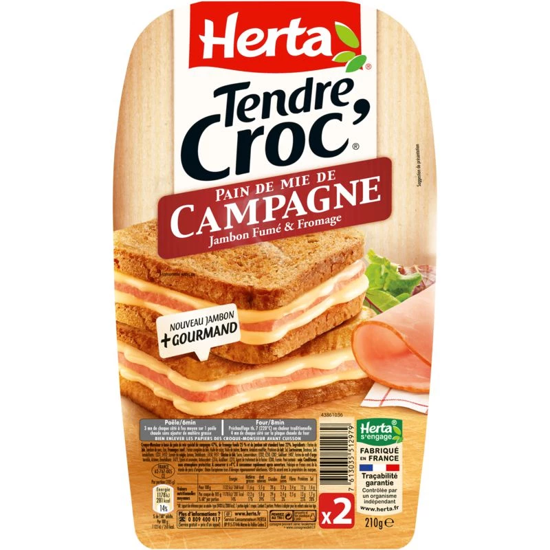 Tender Croq Campagne 210g