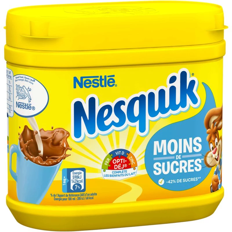 Chocolat En Poudre Moins De Sucre 350g - NESQUIK