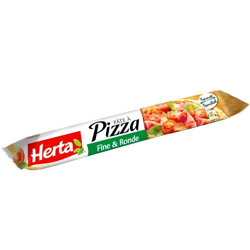 Thin and round pizza dough 265g - HERTA