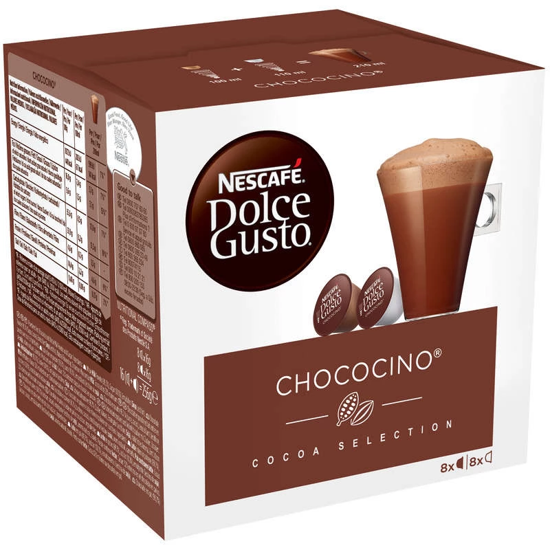 شوكوسينو x16 كبسولة 270 جرام - NESCAFÉ DOLCE GUSTO