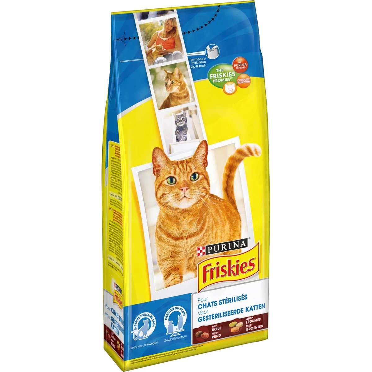 Корм Friskies из говядины для кошек стерилизованный 2 кг. - PURINA