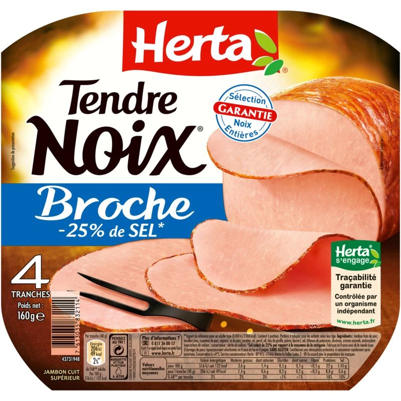 Tendre Noix Broche Tsr 4t 160g