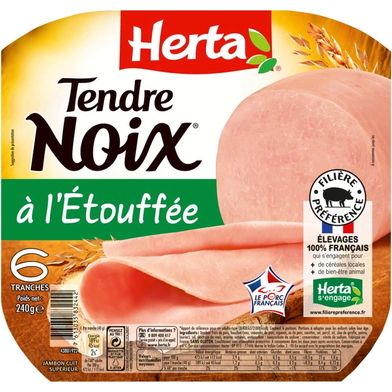 Tendre Noix Charcut 6t 240g