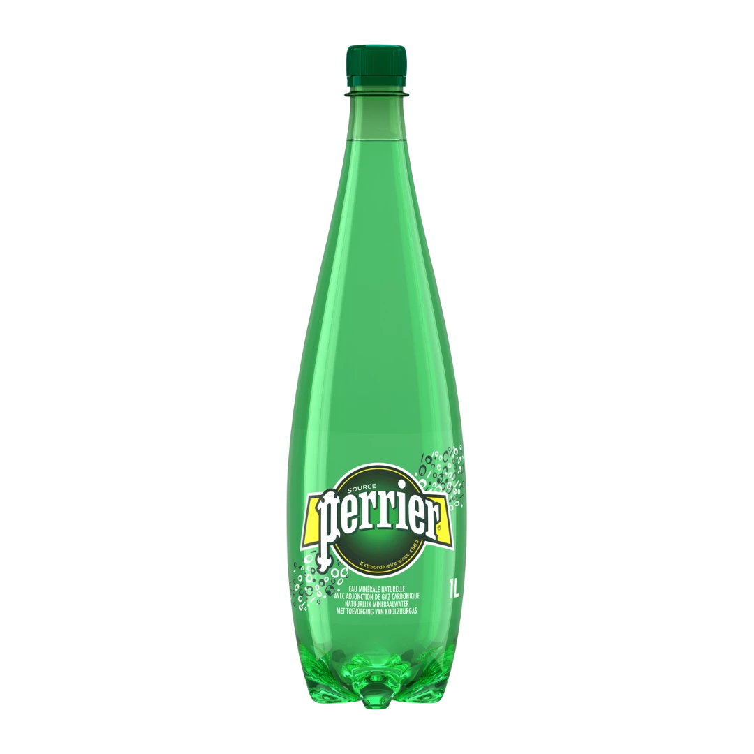 Natural Mineral Sparkling Water 1l Pet - PERRIER