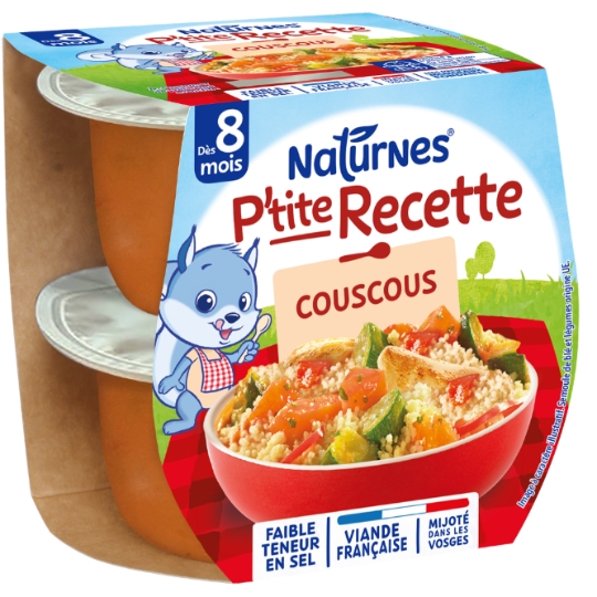 Couscous babygerecht 8+ maanden 2x200g - NESTLE