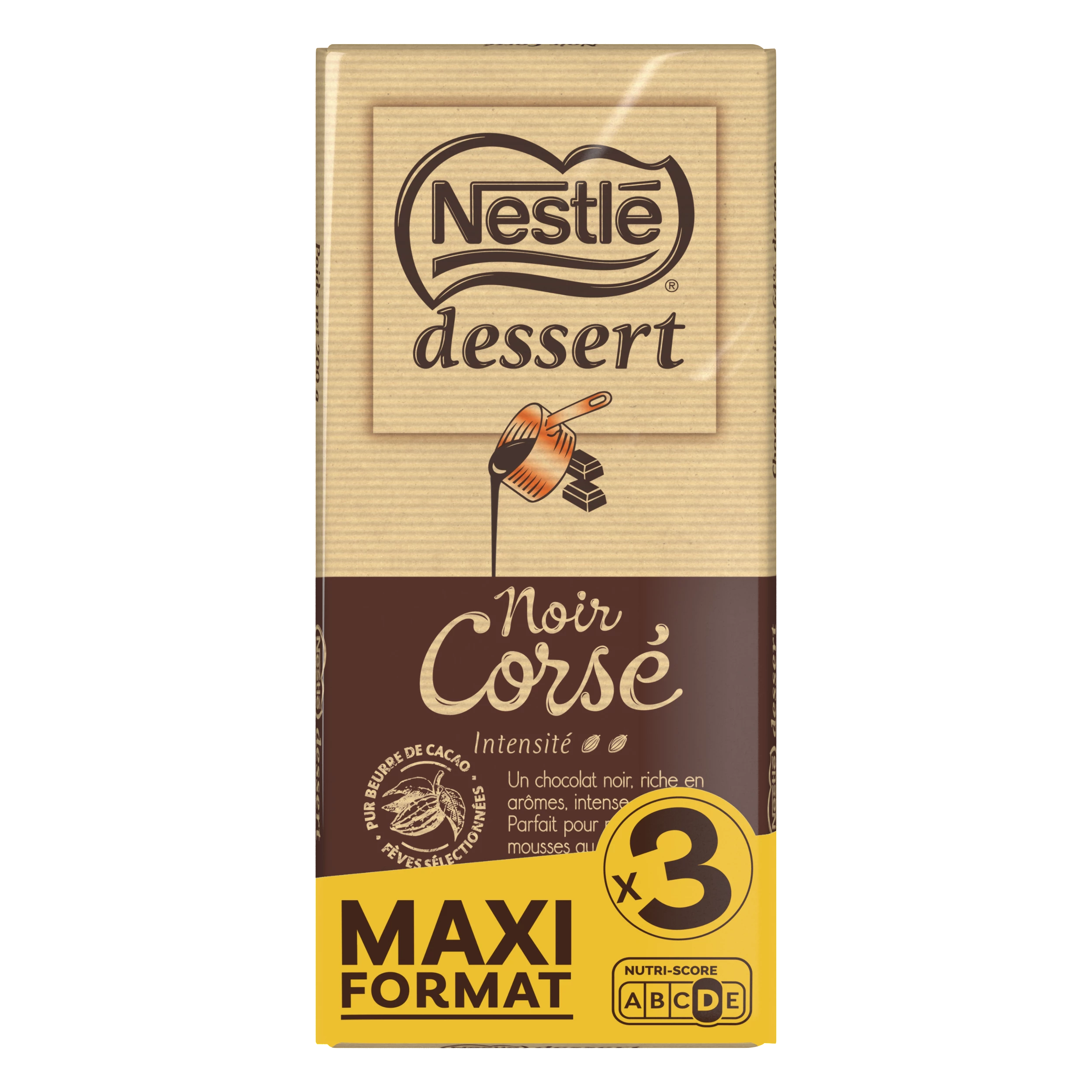 Barra de Chocolate Amargo Encorpado X3 200g - NESTLÉ