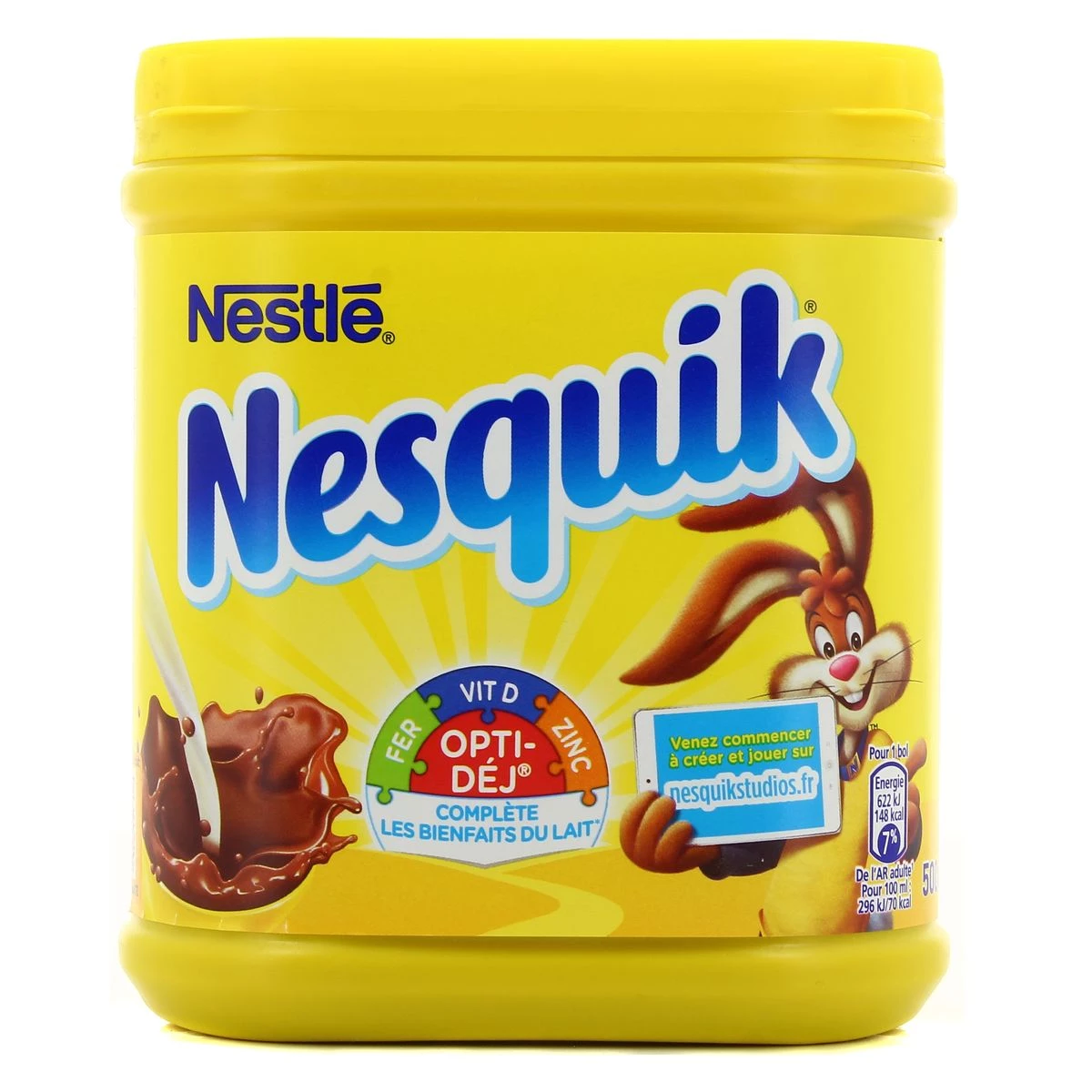 चॉकलेट पाउडर प्लास्टिक बॉक्स 500 ग्राम - NESQUIK