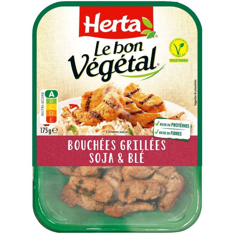Le bon végétal bouchée grillée soja et ble 175g - HERTA