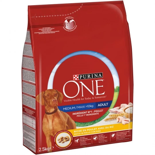 Dry dog ​​food with chicken 2.5kg - PURINA ONE
