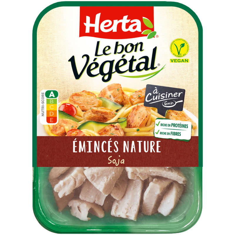 Tiras vegetales de soja al natural 160 g - GARDEN GOURMET