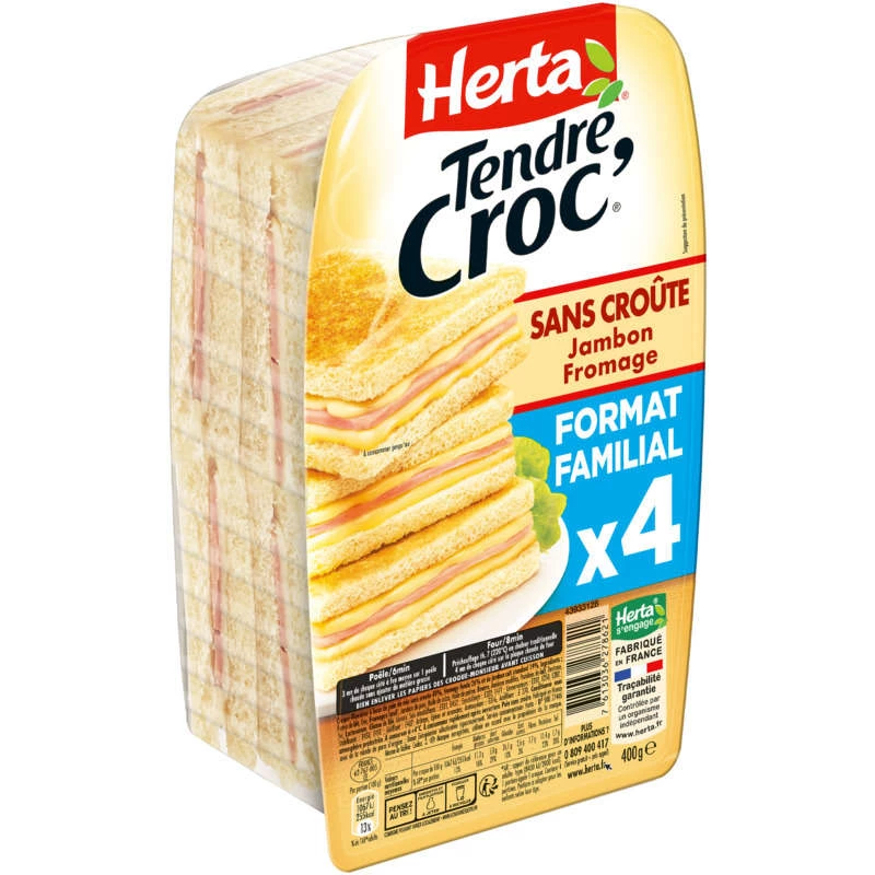 Tendre Croc X4 Sans Croute 400