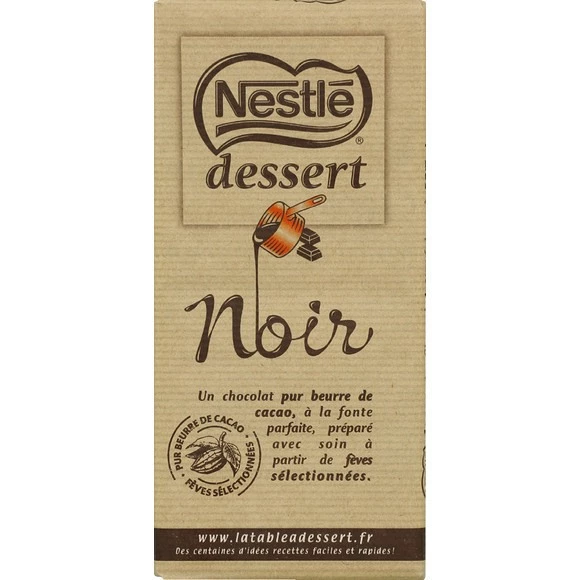 Chocolate negro para hornear 205g - NESTLE