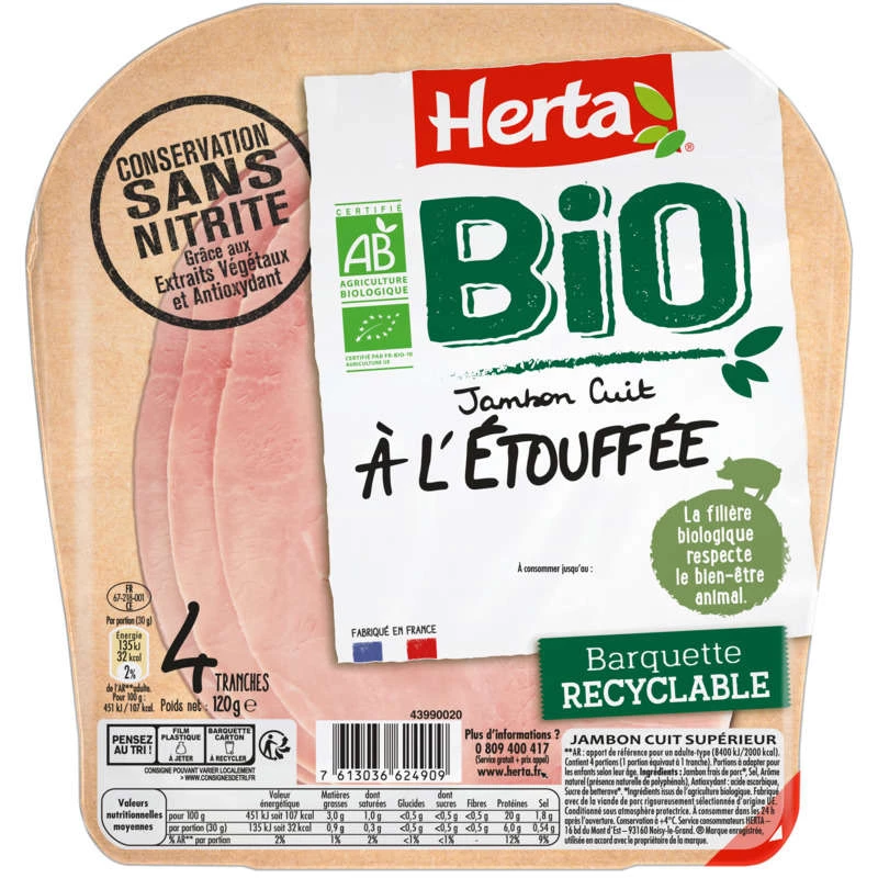 Herta Bio Ss Nitrite Etouf 4t