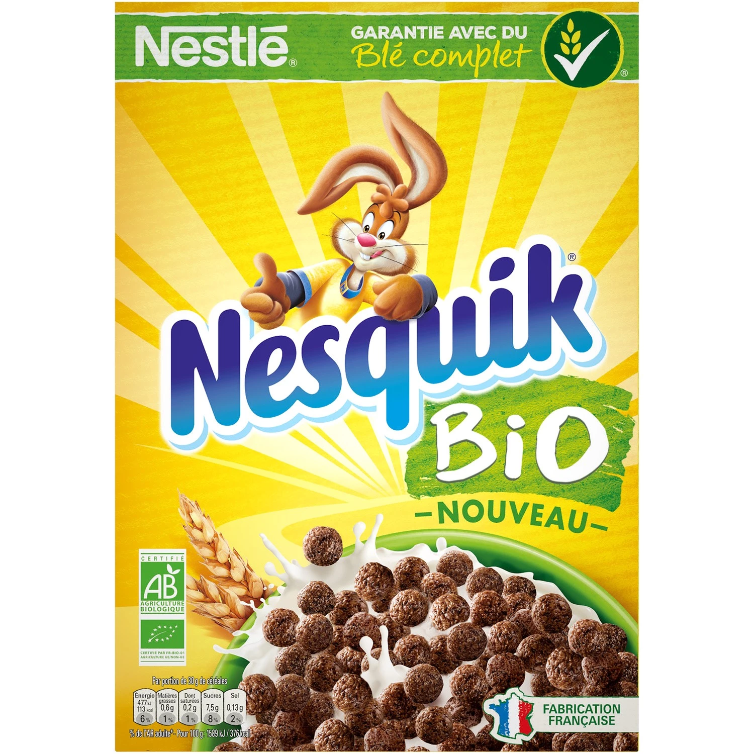 Poudre de Chocolat Bio 375g - NESQUIK
