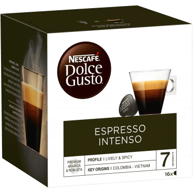 Интенсивный кофе эспрессо экстра крема x16 капсул - NESCAFÉ DOLCE GUSTO