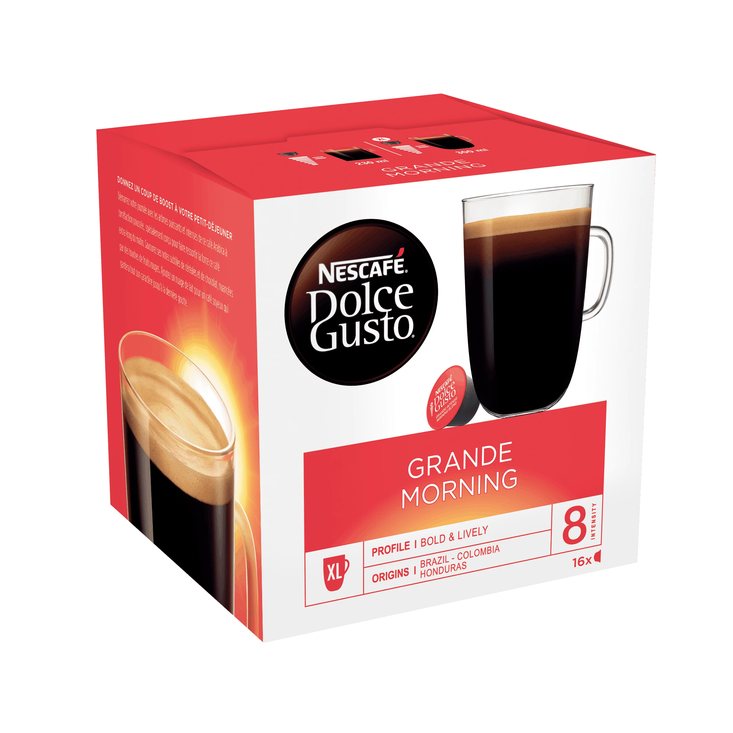 Café Grande Morgen x16 Kapseln XL - NESCAFÉ DOLCE GUSTO