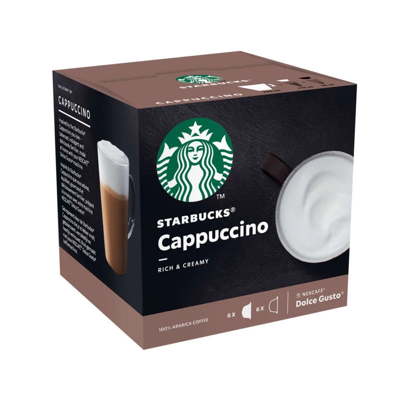 Café capsules cappuccino 12x120g - STARBUCKS