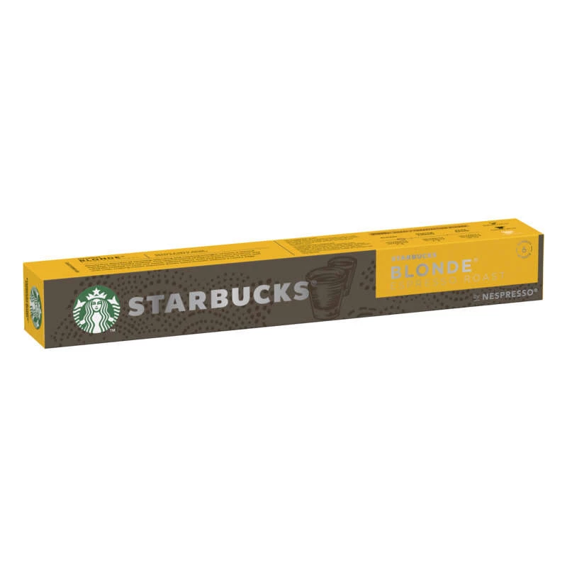 Café capsules nespresso blonde espresso 10x55g - STARBUCKS