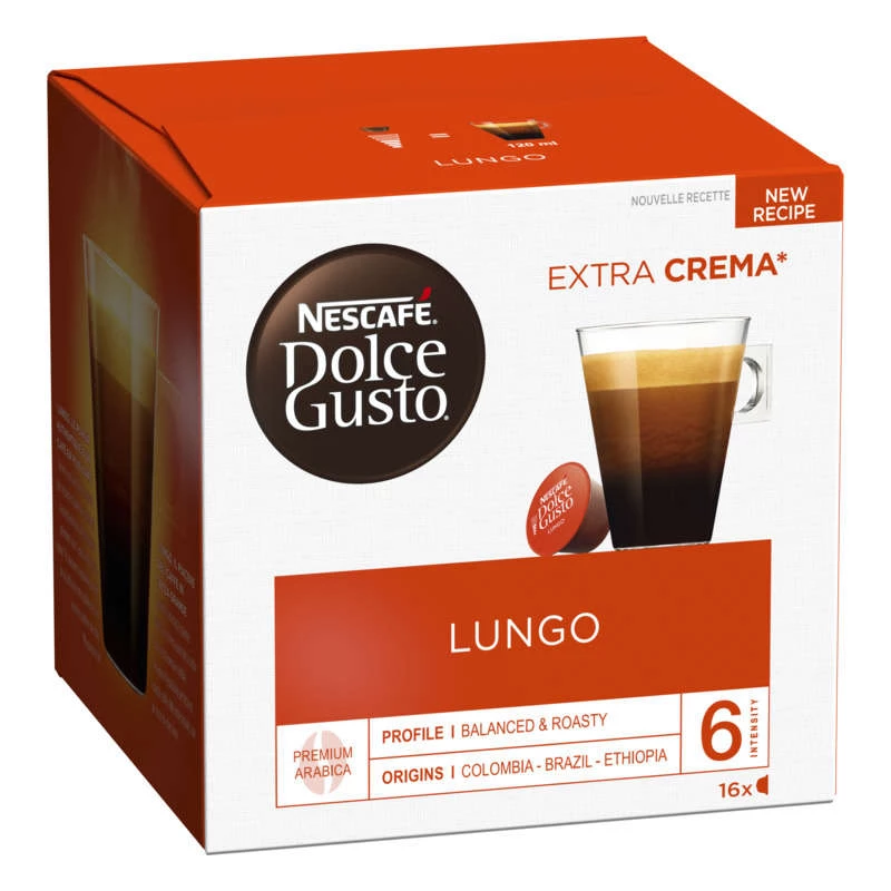 Dolce Gusto Lungo X16 104g - NESCAFÉ