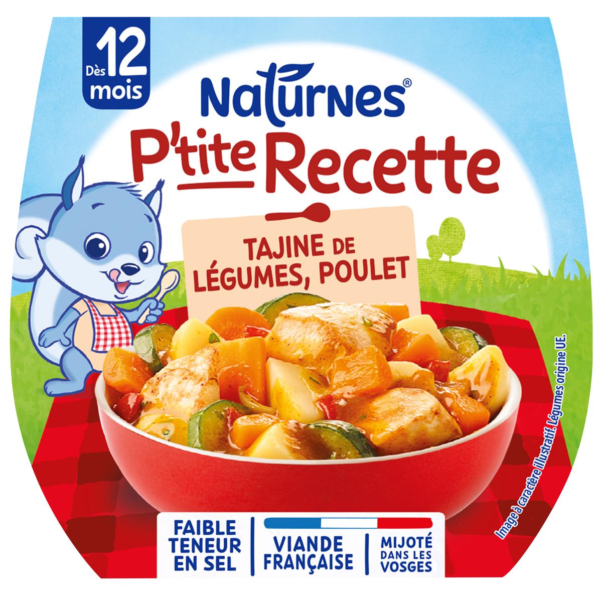 Babymaaltijd vanaf 12 maanden kip tajine P'tite recept 200g - NESTLÉ