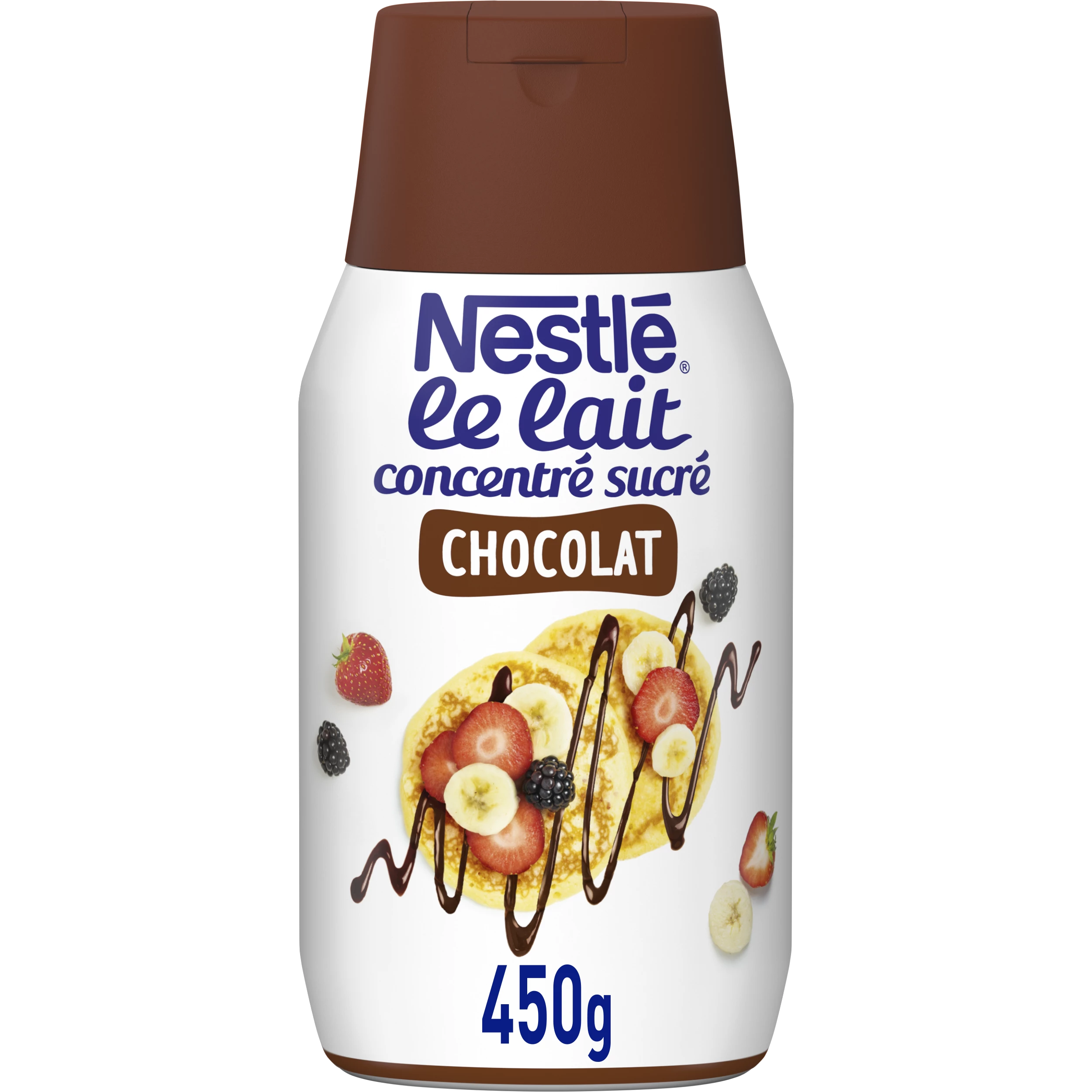 Tube Lait Conc Sucre Choco 450