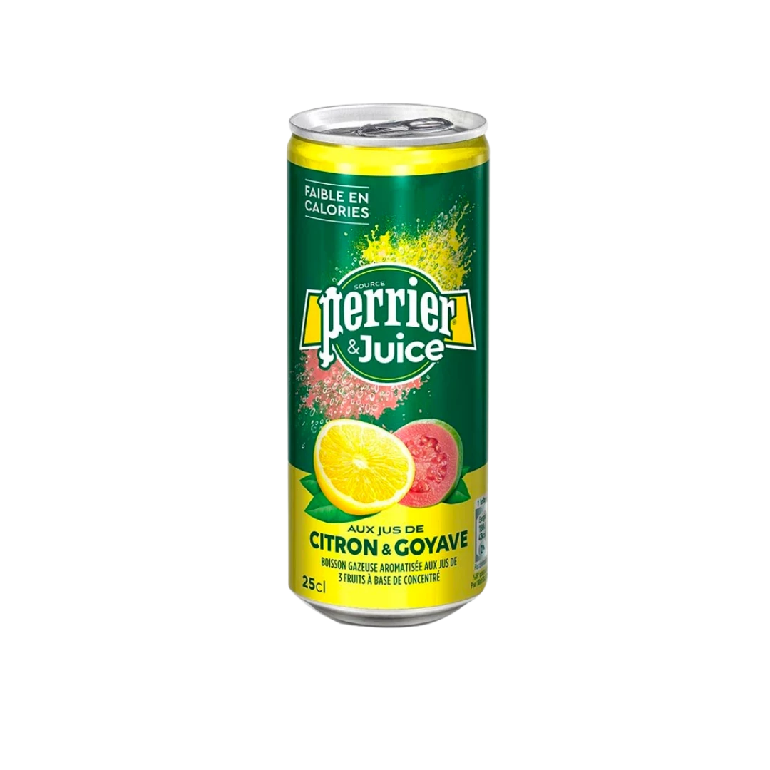 Gaser drink Perrier JUICE LEMON GOYAVE Slim 33cl box - PERRIER