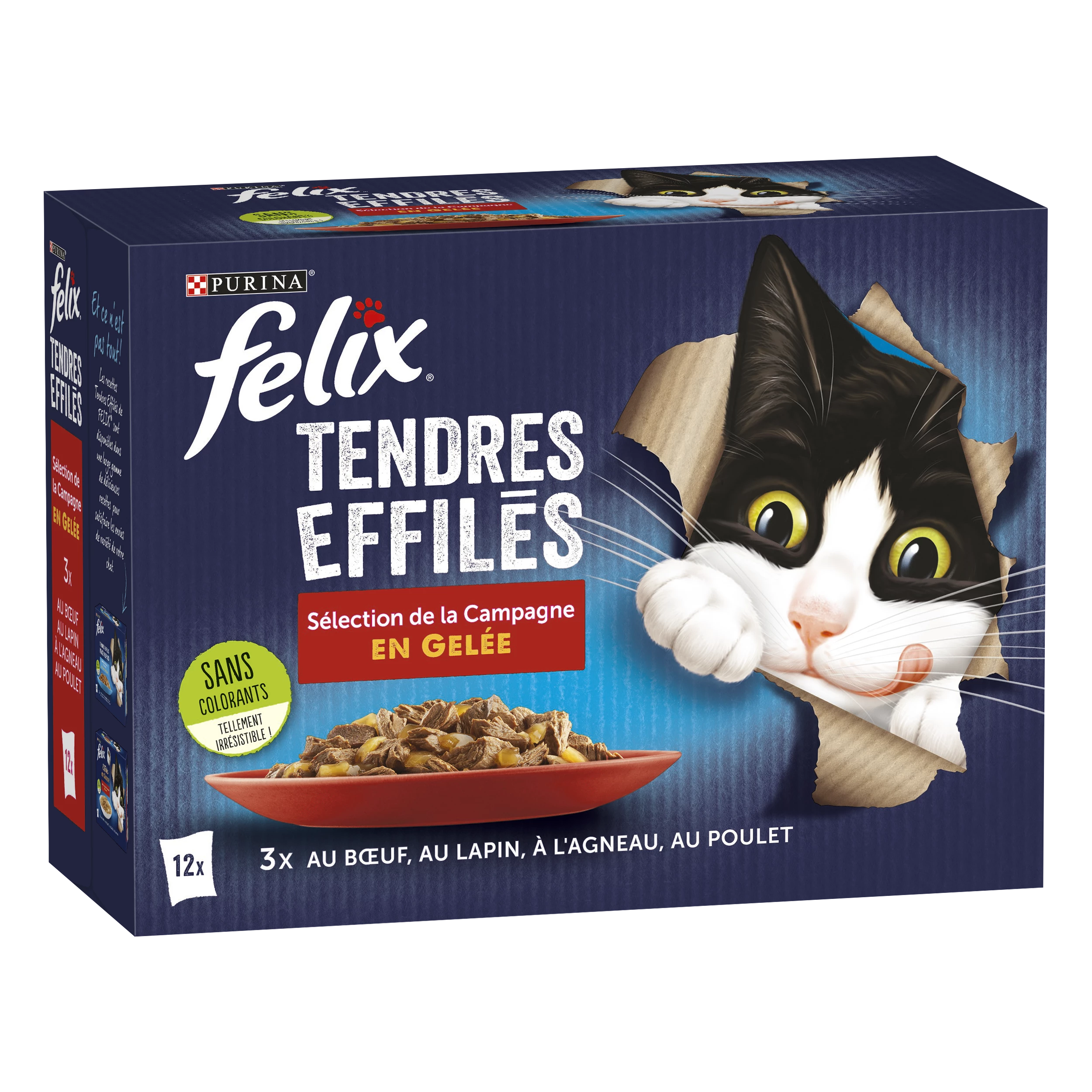 Felix Tendre Eff Gelei 12x85g