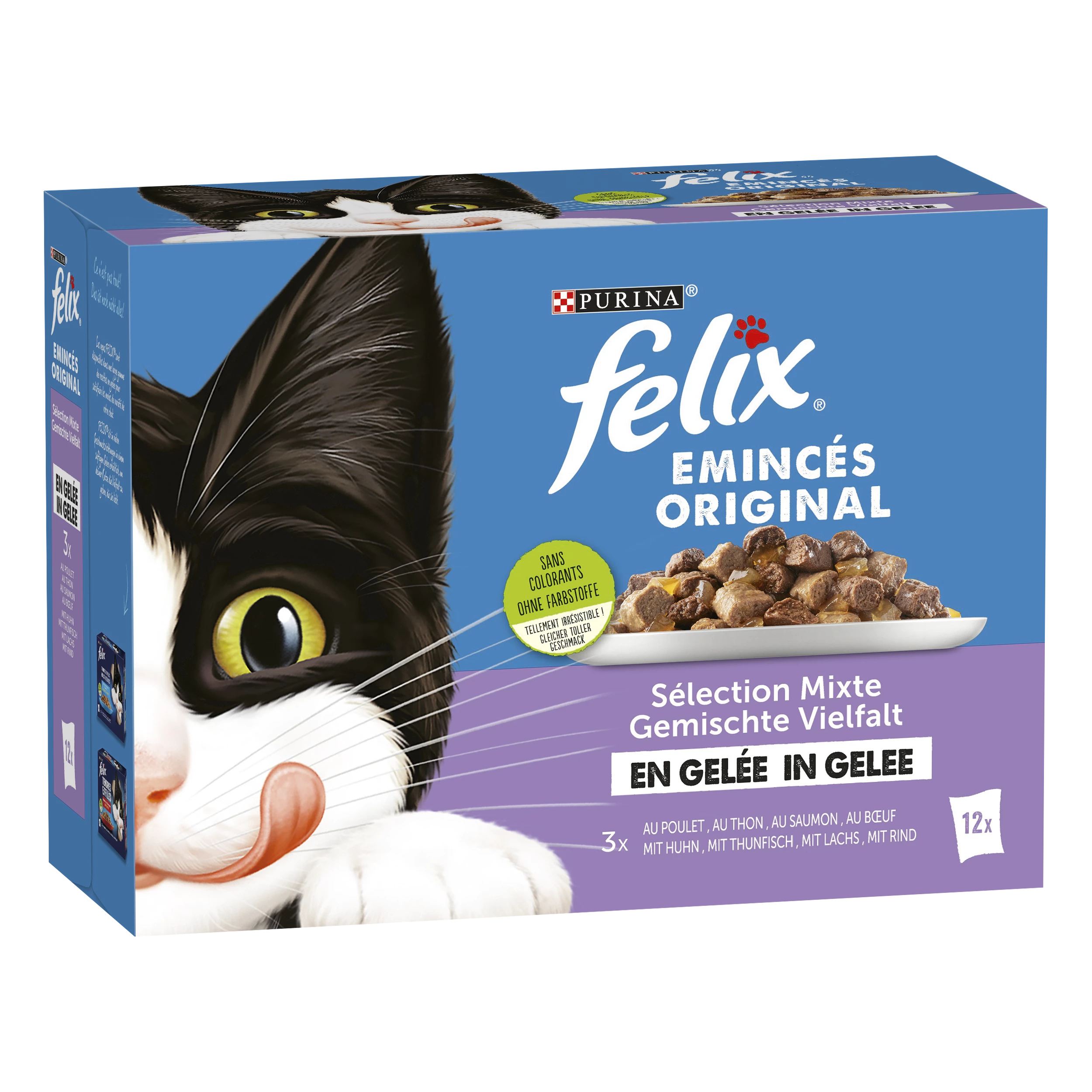 Felix Délicieux Duos en Gelée - Sélection Mixte - 24x85g 