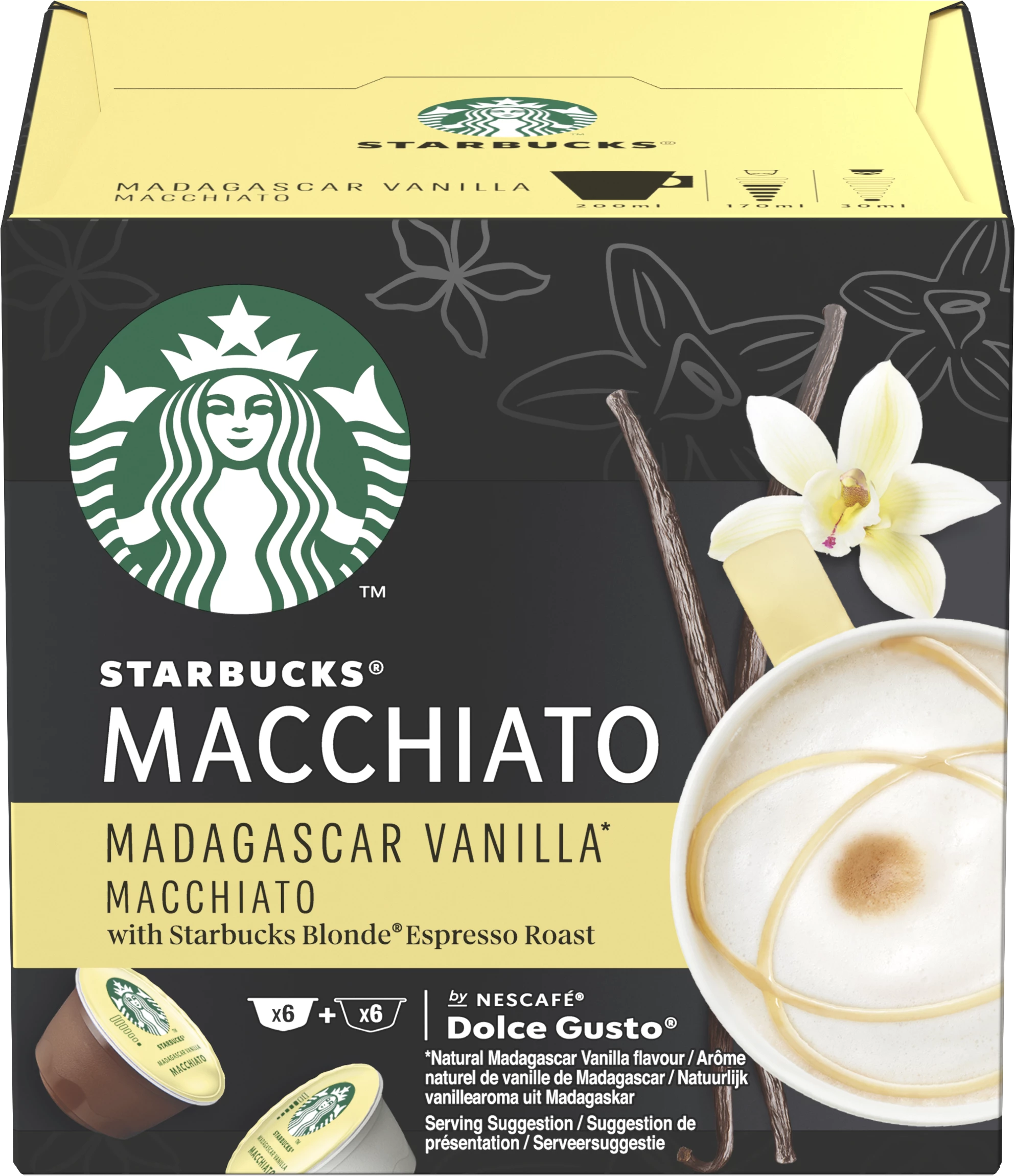 Dolce Gusto vanilla Macchiato x12 - STARBUCKS