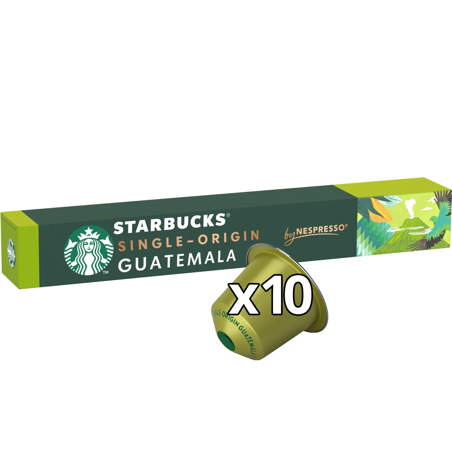 Cápsulas De Café Compatibles Nespresso Guatemala Intensidad 5 De Nespresso X10 - Starbucks