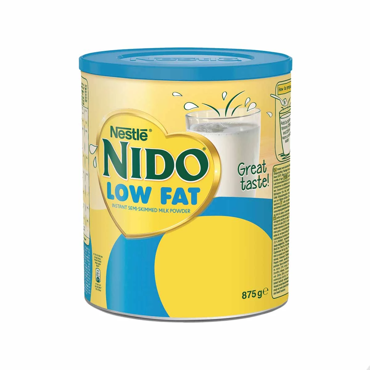 Leite em pó desnatado (12 x 875 g) - Nido