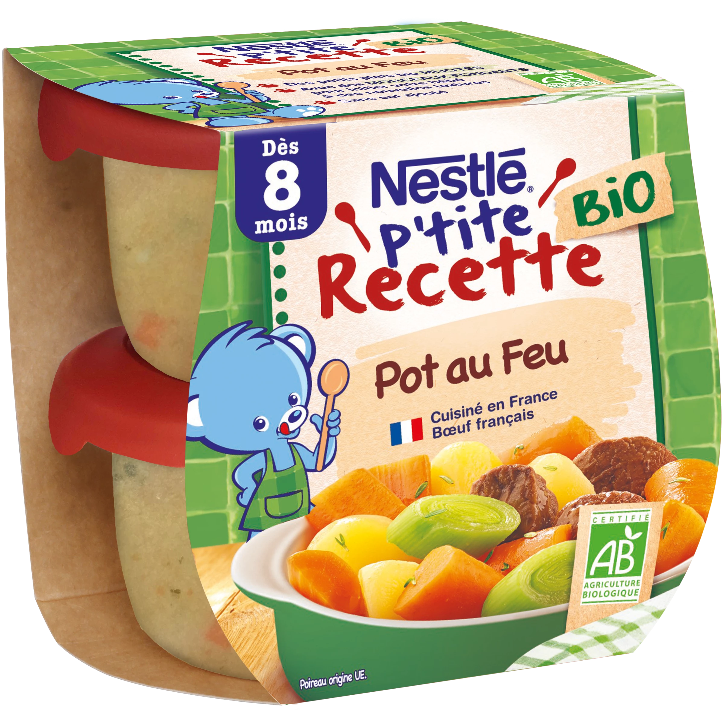 بيتيت Rec Pot Au Feu Organic 2x190g
