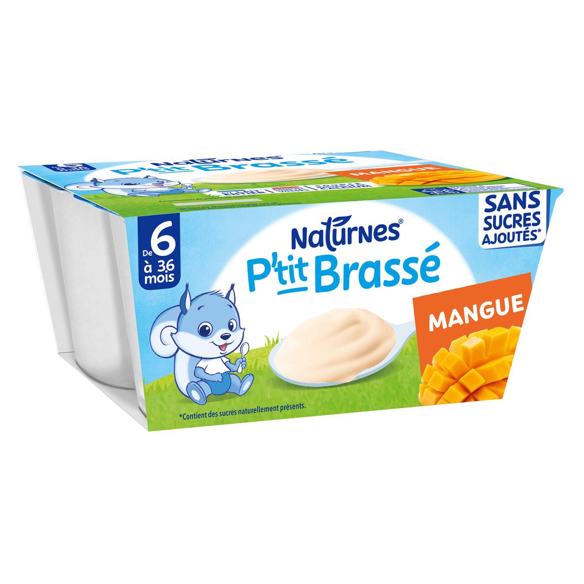 P'tit Brassé mango a partir de 6 meses 4x90 - NESTLE